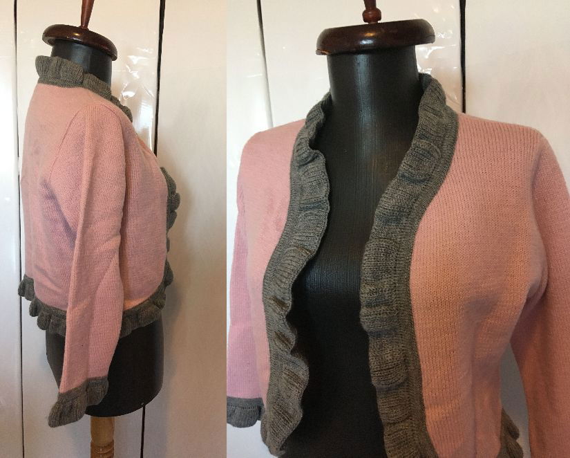 CARDIGAN LANA ROSE GRI