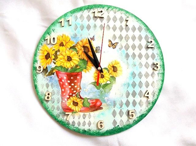 ceas de perete floarea soarelui 36700