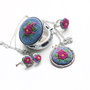 Set bijuterii si accesorii  cu broderie manuala- cadouri de Craciun