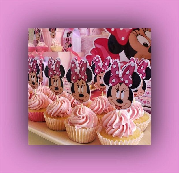 Toppers Minnie mouse roz