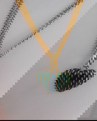 COLIER   VINTAGE ITALIA,  PANDANTIV  EMAIL SUPERB