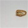 Inel handmade,inel din aur filat,inel cu opal etiopian