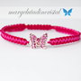 Bratara Swarovski - My Butterfly / Rose / Argint 925