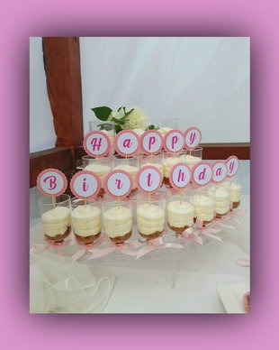 Toppers candy bar - Happy birthday