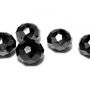 Cristale din sticla, rondelle, 3.5x2.5 mm, hematit