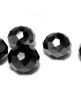 Cristale din sticla, rondelle, 3.5x2.5 mm, hematit