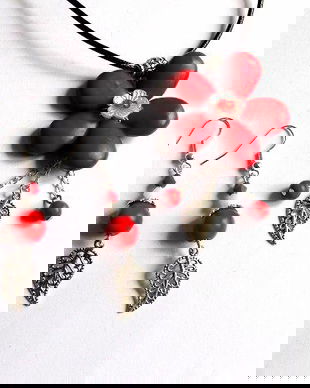 set cu howlite rosu 36747