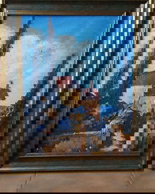 PEISAJ MEDITERANEAN ITALIAN PICURA ULEI/PANZA