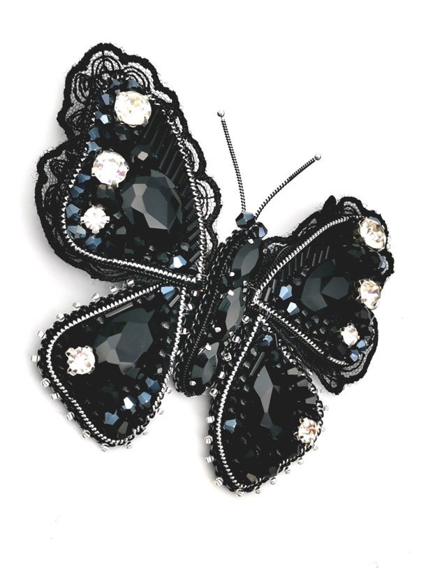 Vândut Brosa - Black Butterfly