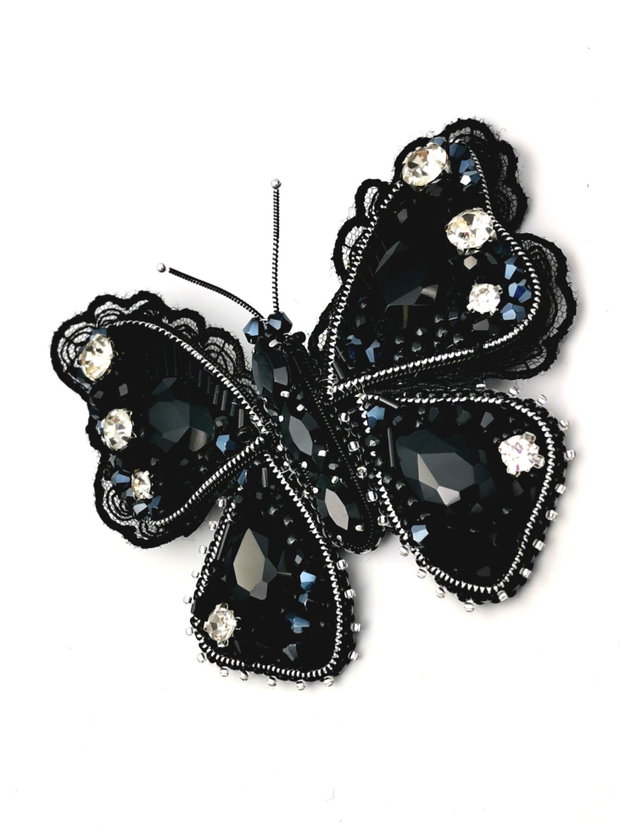Vândut Brosa - Black Butterfly
