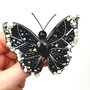 Vândut Brosa- Black & White Butterfly