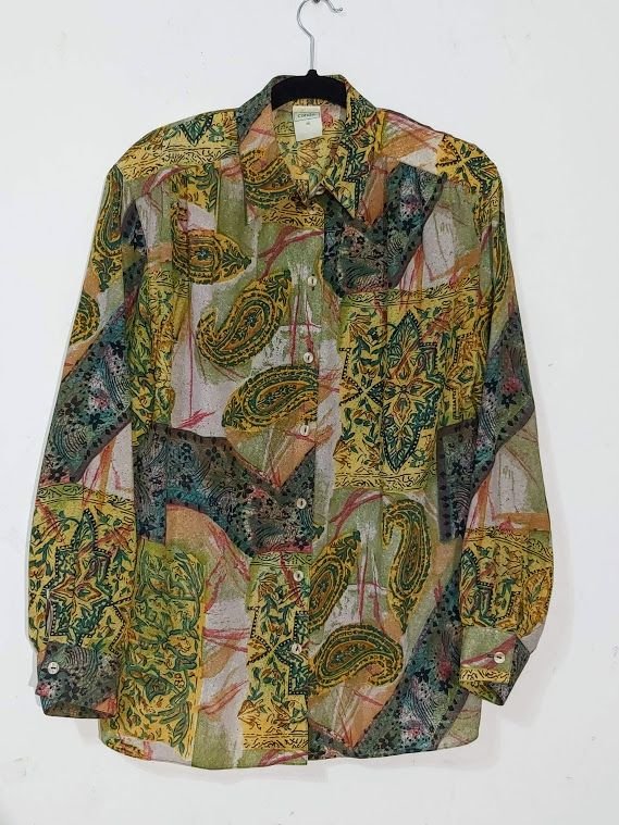 Bluza vintage imprimeu paisley