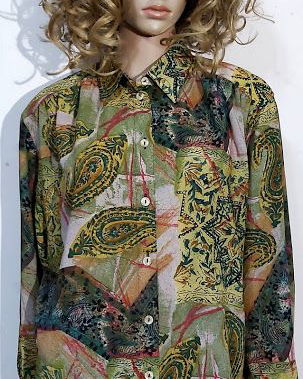 Bluza vintage imprimeu paisley