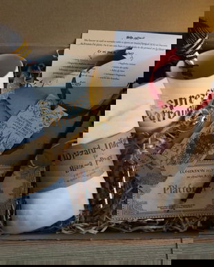Harry Potter kit nr.1 - Cadouri Harry Potter - Cutie cadou vrajitori- scrisoare Hogwarts - Cadou magic