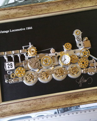 Locomotiva de epoca 1876 Cod M 178