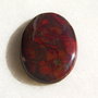 Cabochon jasp rosu aprox 30.5x20x4.7 mm
