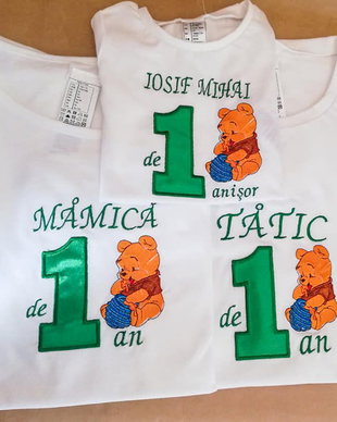 Tricouri aniversare Winnie Pooh