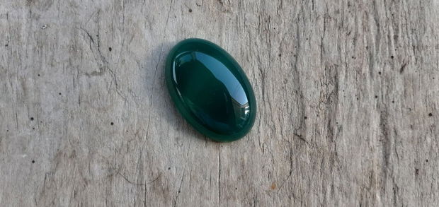 Cabochon agata verde, 30x20 mm