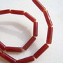Carneol tub aprox 4x13.5 mm