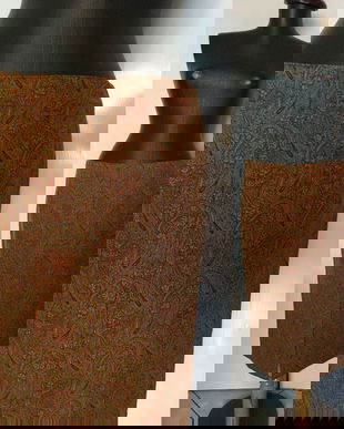 FUSTA MIDI STOFA BROCARD LANA