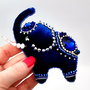 Vândut Brosa - Elefant- Blue Elegant Jewellry  din COLECTIA MEA DE CATIFEA