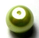 Margele sticla vernil mat 8 mm cal. II