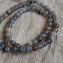 Labradorit 4 mm, sirag 77 buc