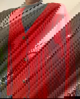 Pulover gros, fir catifea