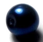 Margele sticla albastru teal inchis 8 mm cal. II