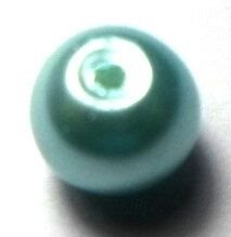 Margele sticla azuriu mist inchis 8 mm cal. II