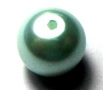 Margele sticla azuriu mist deschis 8 mm cal. II