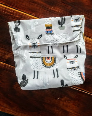 Snackbag lavabil pentru gustari - alpaka