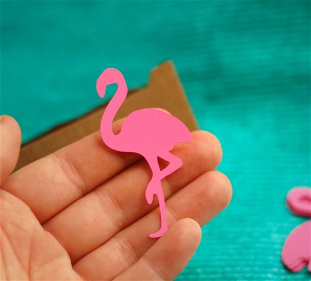Flamingo roz - carton 160gr/mp - 25 buc