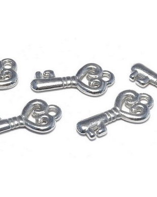 Pandantiv din acril, metalizat, 19x9 mm