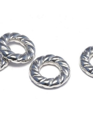 Linkuri din acril, metalizate, 16 mm