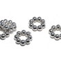 Linkuri din acril, metalizate, 12 mm