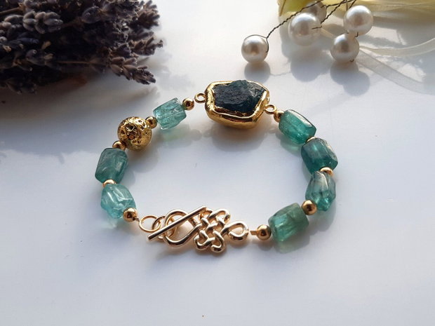 Bratara blue apatit