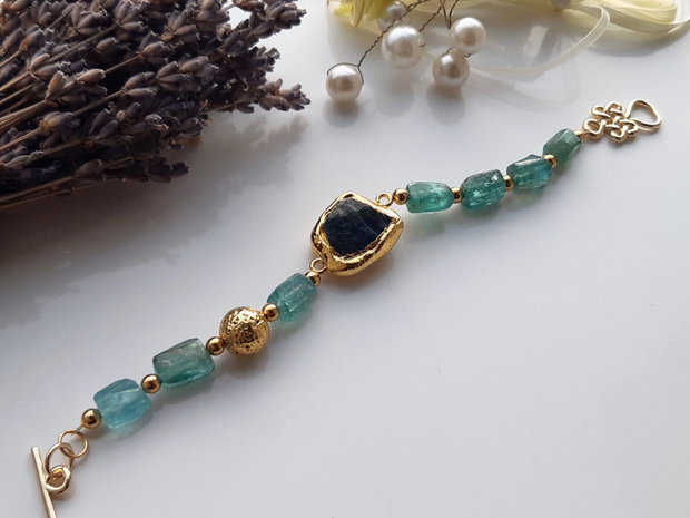 Bratara blue apatit