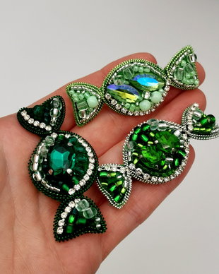 Vândut Set 3 brose- BOMBOANE  MENTA