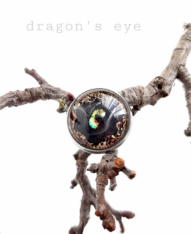 Pin/Insignă unisex cu ochi de dragon