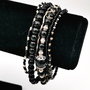 VANDUT Brățara - Black and Shiny