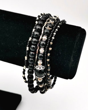 VANDUT Brățara - Black and Shiny
