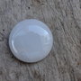 Cabochon jad alb, 30 mm