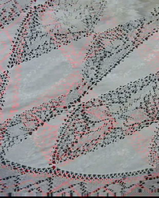 Nou-fața de masa dantela si broderie