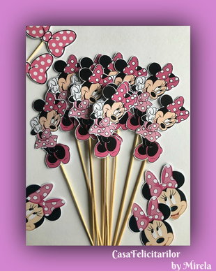 Toppers candy bar-Minnie Mouse roz