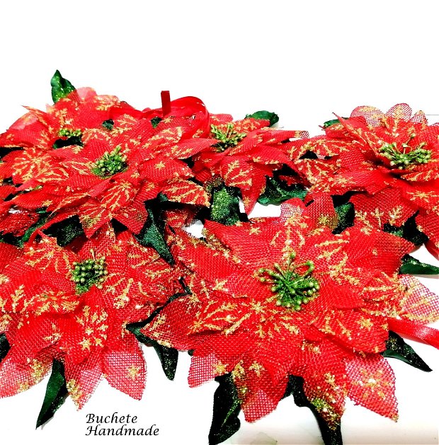 Floare Craciunita/Ornamente pentru bradul de Craciun