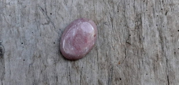Cabochon rodonit roz, 30x22 mm