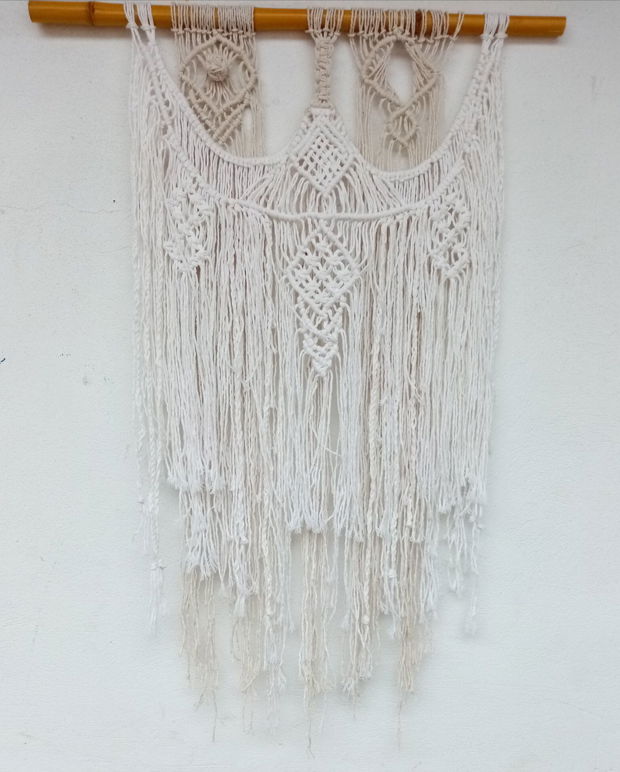 Bufniță decorațiune macrame