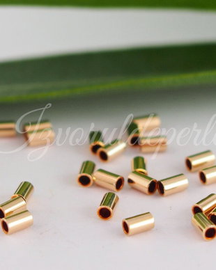 Crimp gold filled 14K, 2x3mm (1)