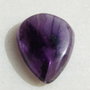 Cabochon ametist (INDIA - lucrat manual) aprox 27x21.5x6.5 mm